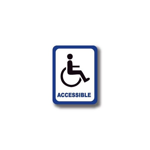 Ergomat 24in x 18in RECTANGLE SIGNS - Accessible DSV-SIGN 432 #0417 -UEN - main